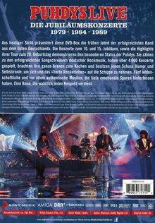 Puhdys: Die Jubiläumskonzerte, 3 DVDs