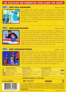 Tim und Struppi: Die Spielfilm-Box, 3 DVDs