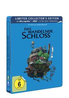 Das wandelnde Schloss (Blu-ray &amp; DVD im Steelbook), 1 Blu-ray Disc und 1 DVD