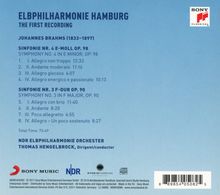 Johannes Brahms (1833-1897): Symphonien Nr.3 &amp; 4 (Die erste Aufnahme aus der neuen Elbphilharmonie Hamburg), CD