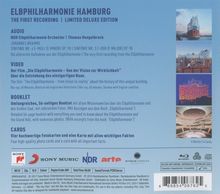 Johannes Brahms (1833-1897): Symphonien Nr.3 &amp; 4 (Deluxe-Edition der ersten Aufnahme aus der neuen Elbphilharmonie Hamburg mit Blu-ray), 1 CD und 1 Blu-ray Disc