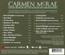 Carmen McRae (1920-1994): Carmen Sings Monk, CD