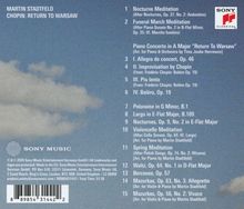 Martin Stadtfeld, Chopin: Return to Warsaw. Sony Classical Logo. Blauer Himmel mit wenigen Wolken im Hintergrund.