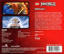 LEGO Ninjago Hörspielbox 3, 3 CDs