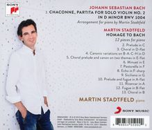 Martin Stadtfeld - Homage to Bach, CD