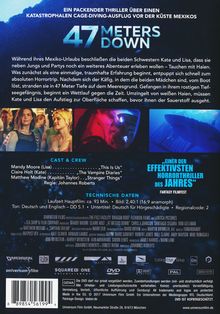 47 Meters Down, DVD