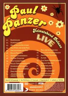 Paul Panzer: Heimatabend Deluxe (Live), DVD