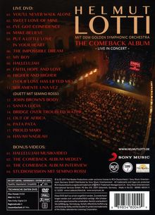 Helmut Lotti: The Comeback Album - Live in Concert, DVD
