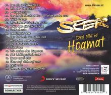 Seer: Des olls is Hoamat, CD