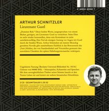 Arthur Schnitzler: Lieutenant Gustl (Reclam Hörbuch), 2 CDs