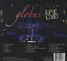 Globus: Epic Live!, CD