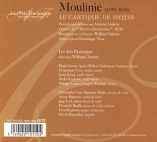 Etienne Moulinie (1600-1669): Le Cantique de Moyse, CD