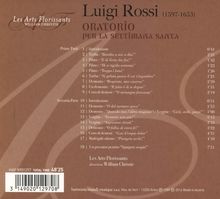 Luigi Rossi (1598-1653): Oratorio per la Settimana Santa, CD