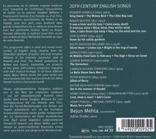 Bejun Mehta - 20th Century English Songs, CD