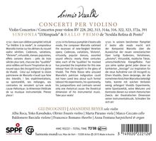 Antonio Vivaldi (1678-1741): Violinkonzerte RV 228,282,314,322,323,391, CD