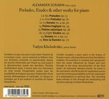 Alexander Scriabin (1872-1915): Klaviersonaten Nr.4 &amp; 5, CD