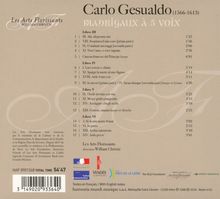 Carlo Gesualdo von Venosa (1566-1613): 17 Madrigale zu 5 Stimmen, CD