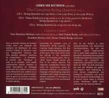 Ludwig van Beethoven (1770-1827): Sämtliche Streichquartette Vol.1 "Inventions", 3 CDs