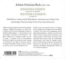 Johann Sebastian Bach (1685-1750): Philippe Herreweghe - Matthäus-Passion BWV 244 &amp; Johannes-Passion BWV 245, 5 CDs