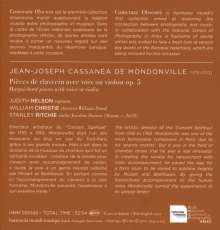 Jean-Joseph Cassanea de Mondonville (1711-1772): Pieces de Clavecin avec Voix et Violon op.5, CD