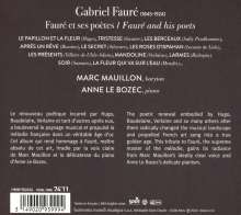 Gabriel Faure (1845-1924): Lieder - "Faure et ses Poetes", CD