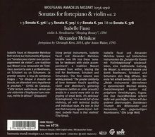 Wolfgang Amadeus Mozart (1756-1791): Sonaten für Violine &amp; Klavier Vol.2, CD