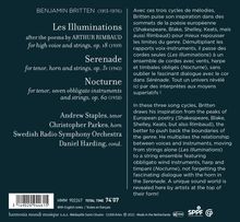 Benjamin Britten (1913-1976): Les Illuminations op.18, CD