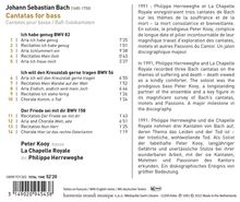 Johann Sebastian Bach (1685-1750): Kantaten BWV 56,82,158, CD