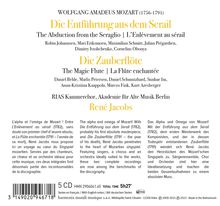 Wolfgang Amadeus Mozart (1756-1791): Operas - The Singspiele, 5 CDs