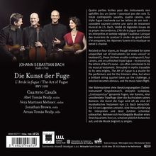 Johann Sebastian Bach (1685-1750): Die Kunst der Fuge BWV 1080 für Streichquartett, CD