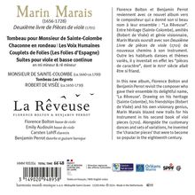 Marin Marais (1656-1728): Pieces de Viole Buch 2 (1701), CD