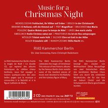 RIAS Kammerchor - Music for a Christmas Night, 2 CDs