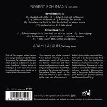 ROBERTO SCHUMANN (1810-1856), Novelletten Op. 21, Kreisleriana Op. 16, ADAM LALOUM, Steinway piano. Total Time 81'08.