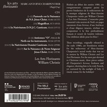 Texte: "Les Arts Florissants, Marc-Antoine Charpentier (1643-1704), William Christie." CD-Infos: Titel, Nummern, Zeiten.