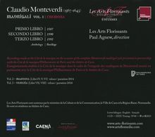 Claudio Monteverdi (1567-1643): Madrigali Vol.1 - "Cremona", CD