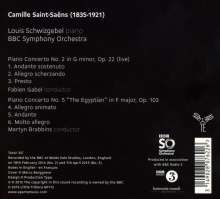 Camille Saint-Saens (1835-1921): Klavierkonzerte Nr.2 &amp; 5, CD