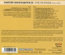 Dmitri Schostakowitsch (1906-1975): Symphonien Nr.1-3, 2 CDs