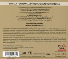 Wilhelm Furtwängler - Famous Overtures, Super Audio CD