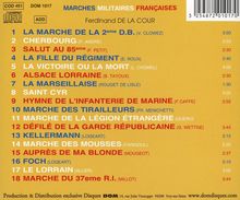 Marches Militaires Francaises, CD