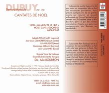 Bernard Aymable Dupuy (1707-1789): Cantates de Noel, CD