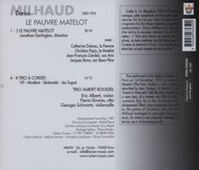 Darius Milhaud (1892-1974): Le Pauvre Matelot (Kurzoper), CD