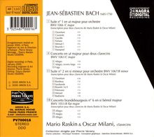 Johann Sebastian Bach (1685-1750): Orchestersuiten Nr.1 &amp; 2 für 2 Cembali, CD