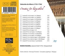 Sebastian de Albero (1722-1756): Sonatas para clavicordio Nr.1-15, CD