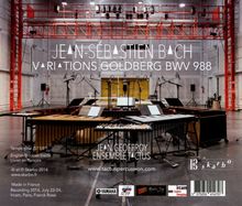 Johann Sebastian Bach (1685-1750): Goldberg-Variationen BWV 988 für Percussion, CD