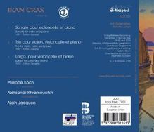 Jean Cras (1879-1932): Sonate für Cello &amp; Klavier, CD