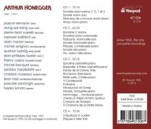 Arthur Honegger (1892-1955): Kammermusik (Gesamtaufnahme), 4 CDs
