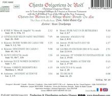 Chants Gregoriens de Noel, CD