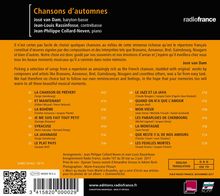 Jose van Dam - Chansons d'automnes, CD