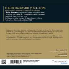 Claude Balbastre (1727-1799): 4 Suites de Noels, CD