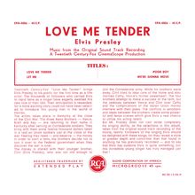 Elvis Presley (1935-1977): Love Me Tender, Single 7"